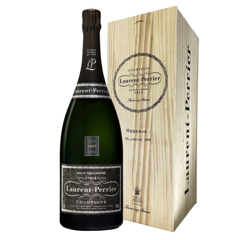 Champagne Laurent-Perrier - Brut Millésimé 1997 - Magnum 150CL - Caisse bois Champagne Laurent-Perrier - Brut Millésimé 1997 - Magnum 150CL - Caisse bois