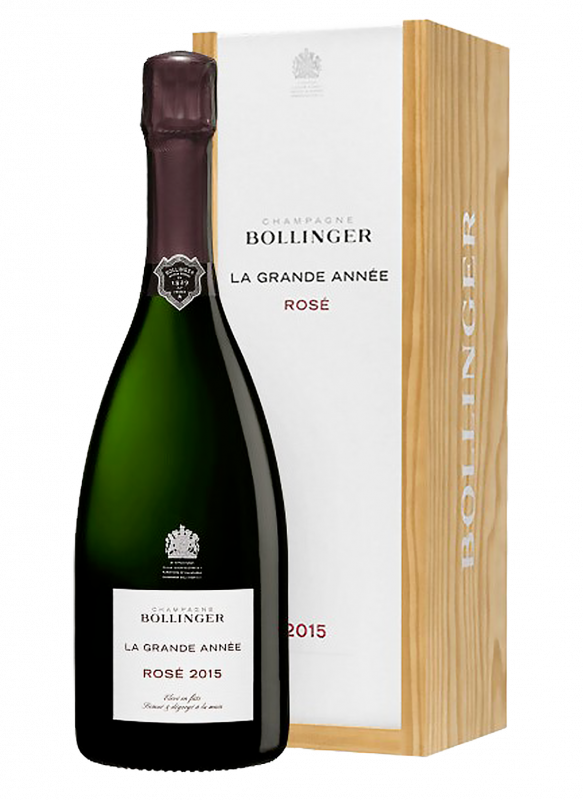 Champagne Bollinger - La Grande Année Rosé 2015 - Bottiglia 75 cl - Cofanetto Champagne Bollinger - La Grande Année Rosé 2015 - Bottiglia 75 cl - Cofanetto