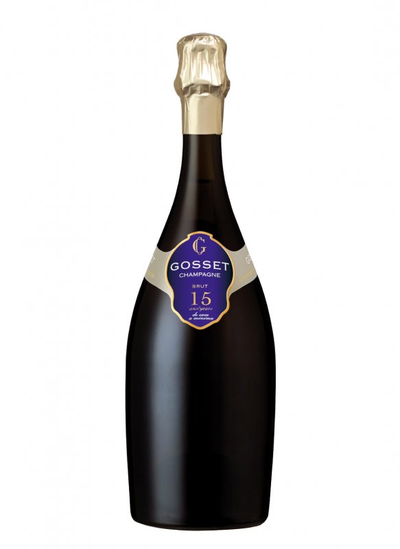 Champagne Gosset - 15 ans de cave - Garrafa 75 cl - Caixa Champagne Gosset - 15 ans de cave - Garrafa 75 cl - Caixa