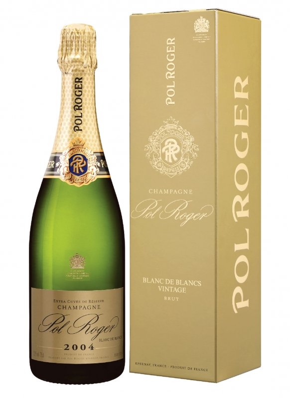 Pol Roger Champagne - Chardonnay Vintage 2004 - Bottle 75cl - Box Pol Roger Champagne - Chardonnay Vintage 2004 - Bottle 75cl - Box