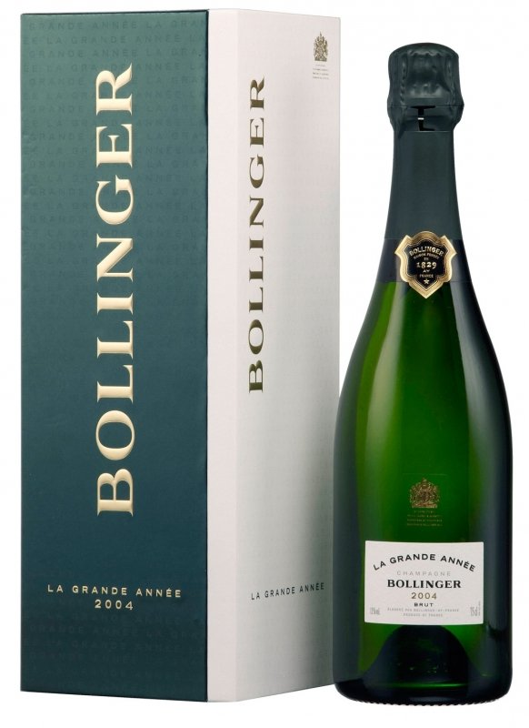 Champagne Bollinger - La Grande Année 2004 - Garrafa 75 cl - Caixa Champagne Bollinger - La Grande Année 2004 - Garrafa 75 cl - Caixa