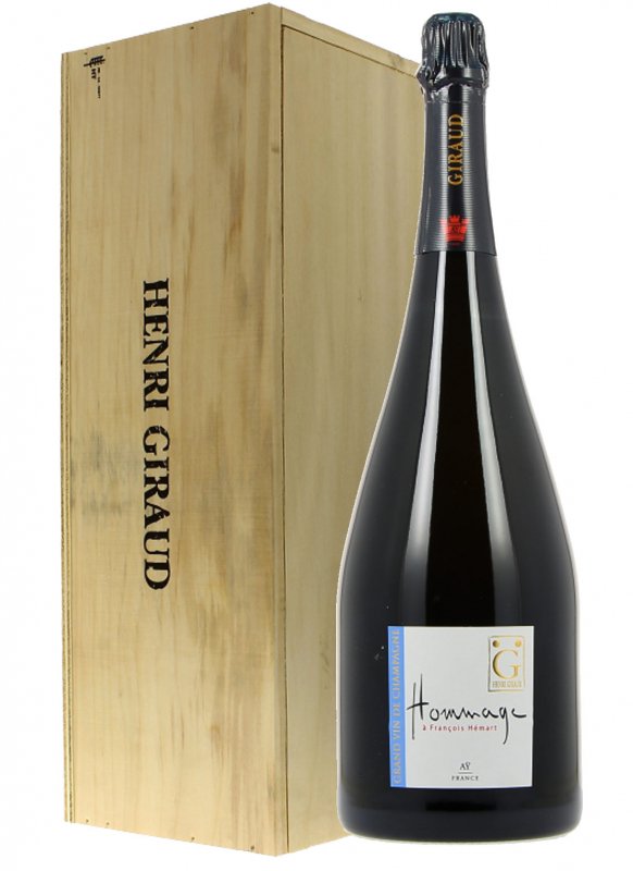 Champagne Henri Giraud - Hommage à François Hémart - Jeroboão 300 cl - Caixa de madeira Champagne Henri Giraud - Hommage à François Hémart - Jeroboão 300 cl - Caixa de madeira