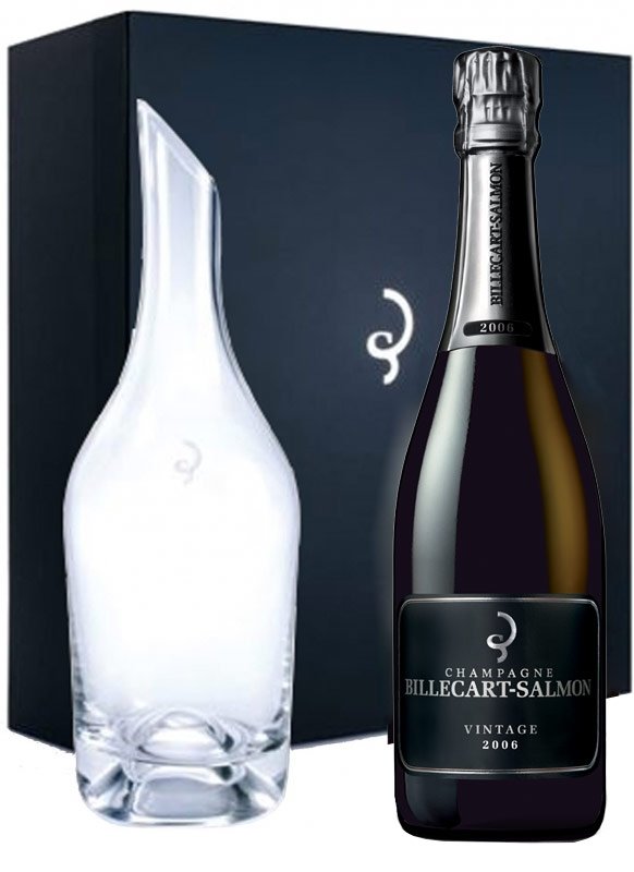 Champagne Billecart-Salmon - Coffret Vintage 2006 + 1 carafe - Bouteille 75CL - Coffret Champagne Billecart-Salmon - Coffret Vintage 2006 + 1 carafe - Bouteille 75CL - Coffret
