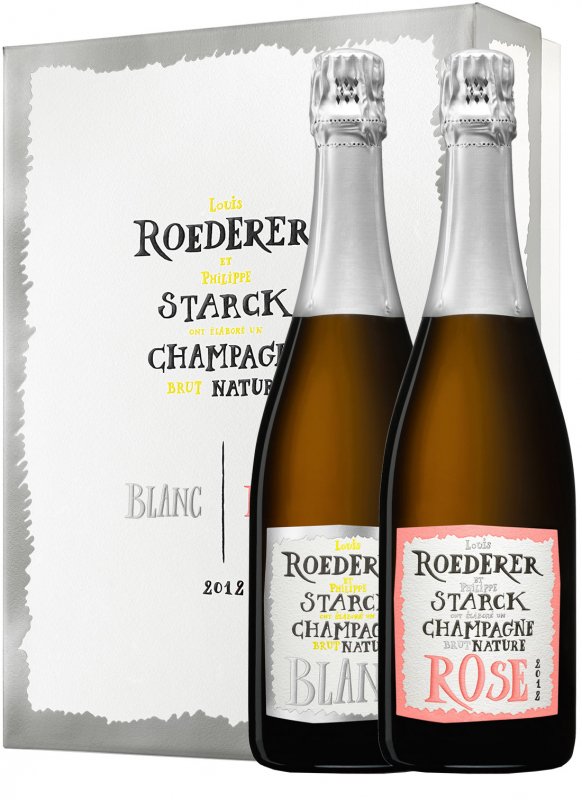 Champagne Louis Roederer - Coffret 2012 by Starck - Bouteille 75CL - Coffret Champagne Louis Roederer - Coffret 2012 by Starck - Bouteille 75CL - Coffret