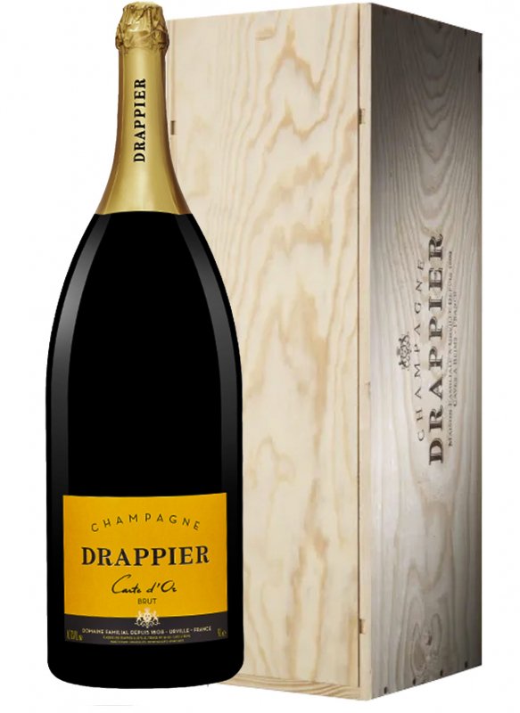 Champagne Drappier - Carte d'Or - Salmanazar 900cl - Caja de madera