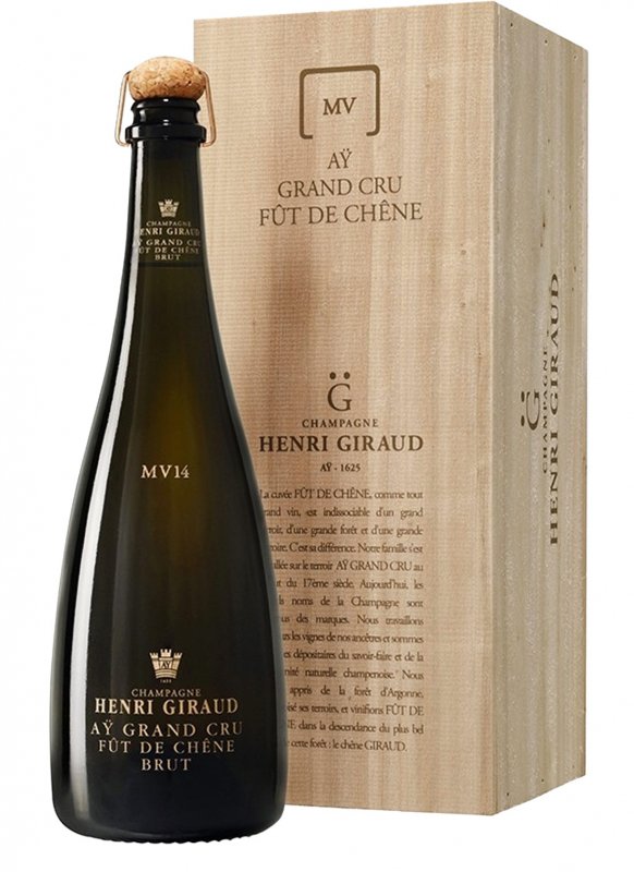 Champagne Henri Giraud - Fût de Chêne MV14 - Bouteille 75CL - Caisse bois Champagne Henri Giraud - Fût de Chêne MV14 - Bouteille 75CL - Caisse bois