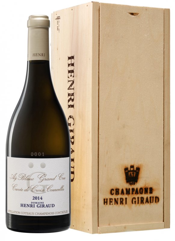 Champagne Henri Giraud Coteaux Blancs Champenois 2014 Bouteille 75CL Caisse bois Plus de