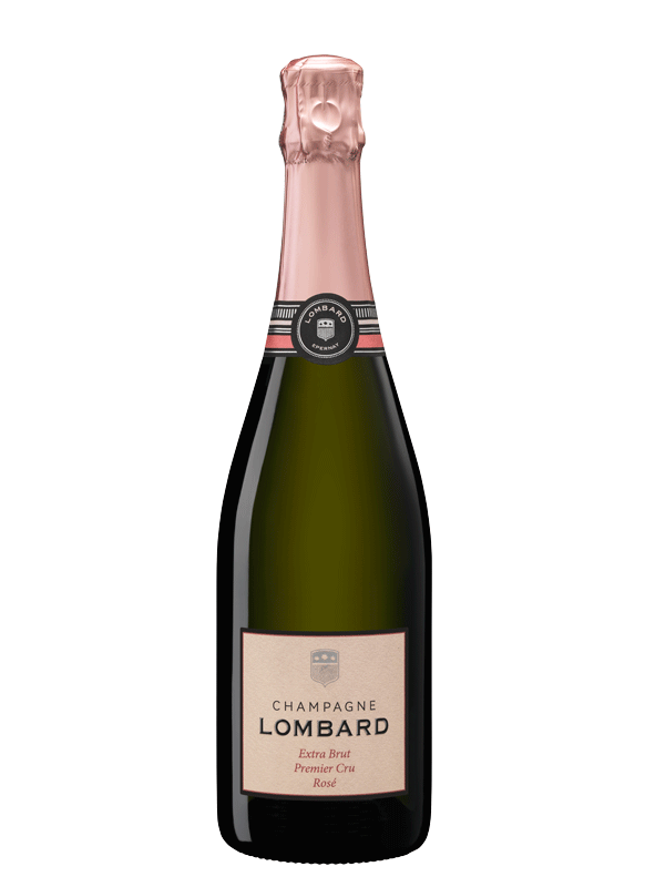 Champagne Lombard - Extra Brut Premier Cru Rosé - Flasche 75 cl Champagne Lombard - Extra Brut Premier Cru Rosé - Flasche 75 cl