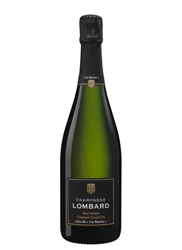 Champagne Lombard - Brut Nature Cramant Grand Cru Lieu-dit Les Bauves - Botella 75CL Champagne Lombard - Brut Nature Cramant Grand Cru Lieu-dit Les Bauves - Botella 75CL