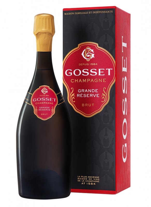 Champagne Gosset - Grande Réserve - Garrafa 75 cl - Estojo