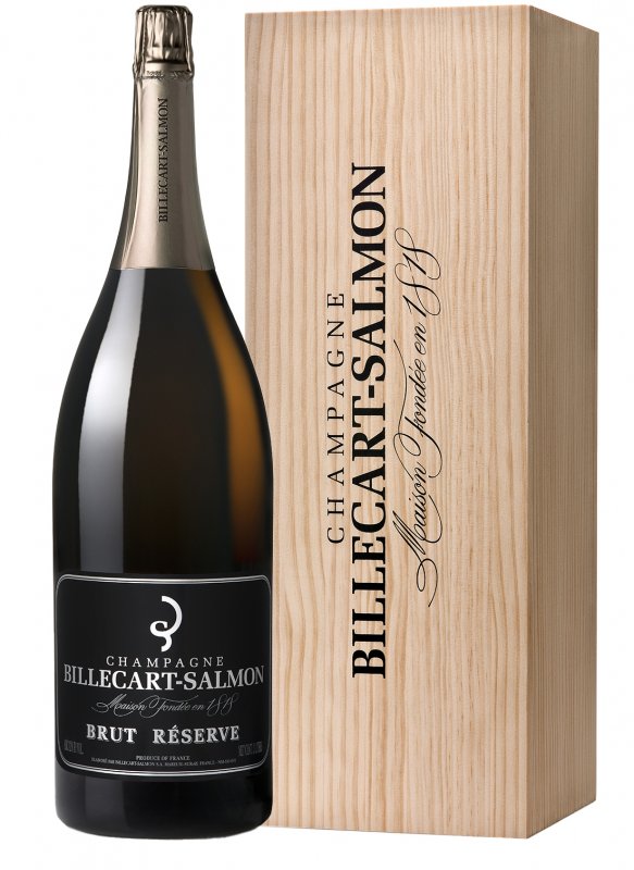 Champagne Billecart-Salmon - Brut Réserve - Matusalém 600 cl - Caixa de madeira