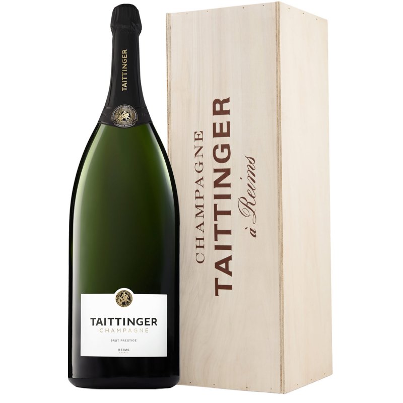 Champagne Taittinger - Brut Réserve - Matusalém 600 cl - Caixa de madeira