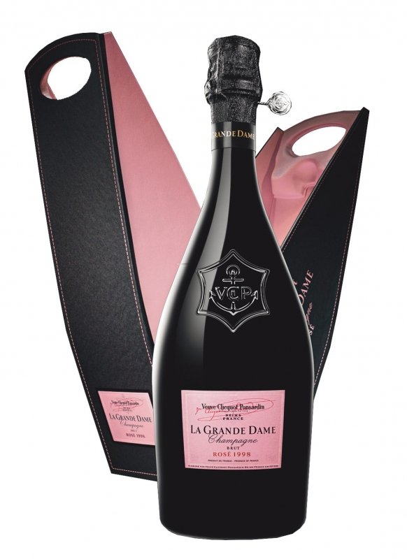 Champagne Veuve Clicquot - La Grande Dame Rosé 1998 - Garrafa 75 cl - Caixa Champagne Veuve Clicquot - La Grande Dame Rosé 1998 - Garrafa 75 cl - Caixa