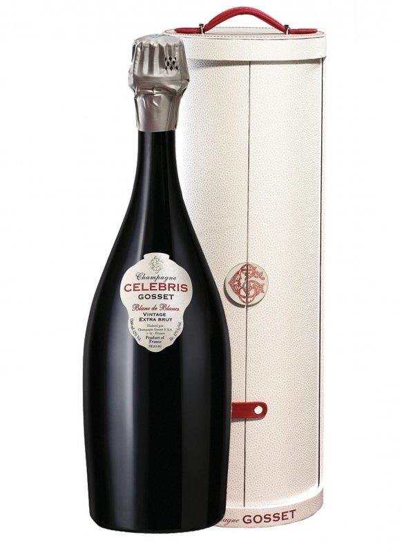 Champagne Gosset - Célébris Blanc de Blancs Extra Brut - Garrafa 75 cl - Caixa Champagne Gosset - Célébris Blanc de Blancs Extra Brut - Garrafa 75 cl - Caixa