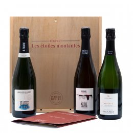 Champagne Plus de Bulles - Coffret Les Etoiles Montantes (6e édition) - Caisse bois