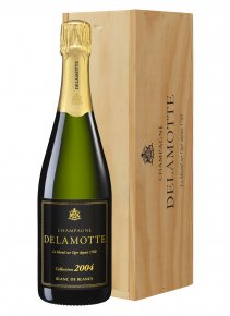 Champagne Delamotte - Collection Blanc de Blancs 2004 - Bottiglia 75 cl - Cassa legno