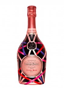 Champagne Laurent-Perrier - Cuvée Rosé Robe Métal Rubans - Bottiglia 75 cl