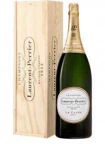 Champagne Laurent-Perrier - La Cuvée - Jeroboam 300 cl - Holzkiste