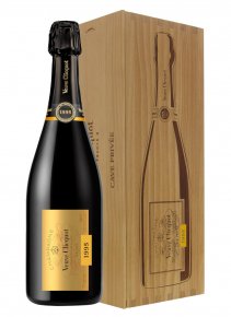Veuve Clicquot Champagne - Vintage 1995 - Bottle 75cl - Wooden case