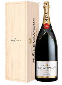 Champagne Moët & Chandon - Brut Impérial - Matusalém 600 cl - Caixa de madeira